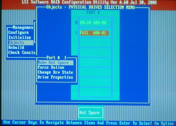  LSI 1068E Ctrl+M快捷键阵列卡多块硬盘掉线及处理步骤