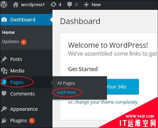 wordpress网站怎么添加网页 wordpress后台怎么添加网页