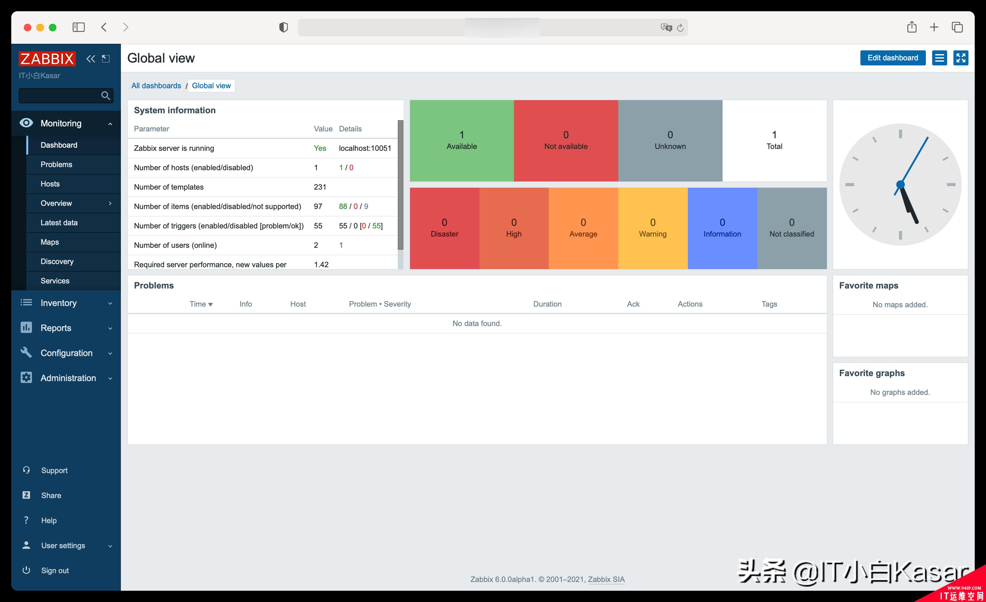 Zabbix 6.0 alpha1发布，审计功能增强、服务功能独立，附安装