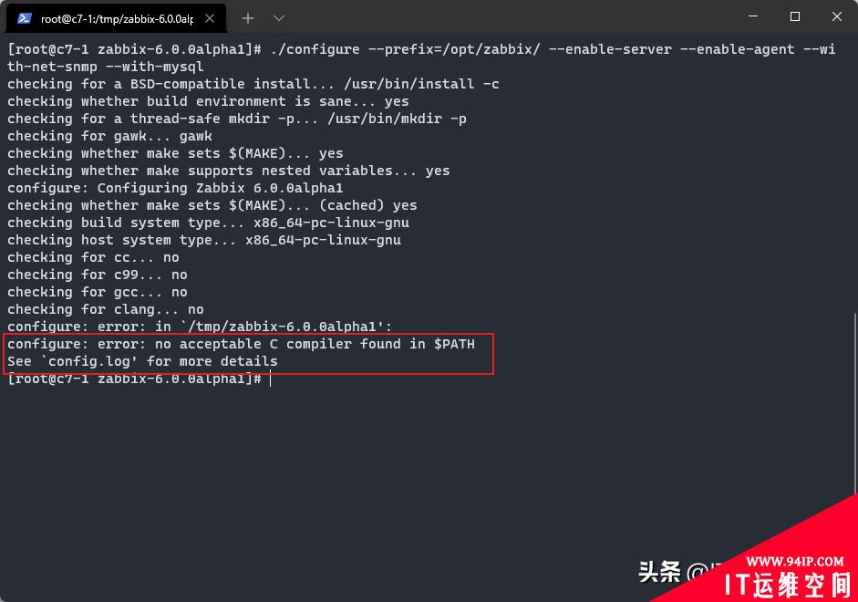 CentOS7源码编译安装Zabbix 6.0alpha1，一样也能正常使用