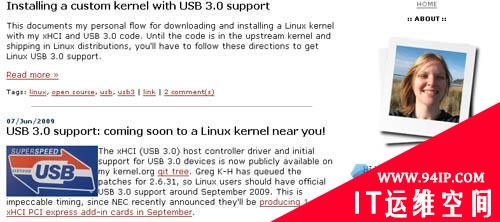 Linux将成首款支持USB3.0的操作系统