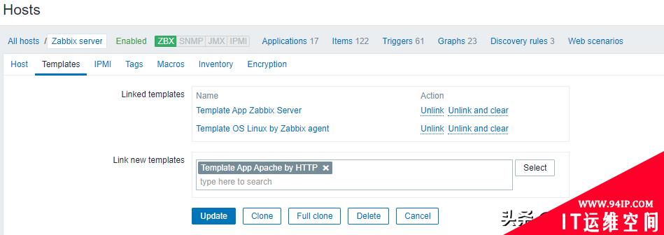 Zabbix 5.2由浅入深之监控Apache