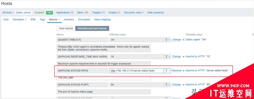 Zabbix 5.2由浅入深之监控Apache