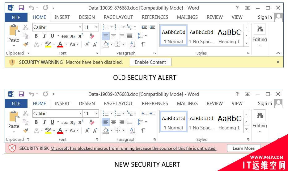 微软计划加大office宏的开启难度，以阻止恶意软件传播