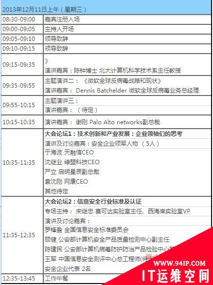 中国网络安全大会2013即将召开