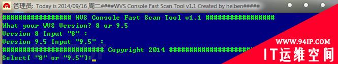 安全扫描工具WVS Console版v1.1