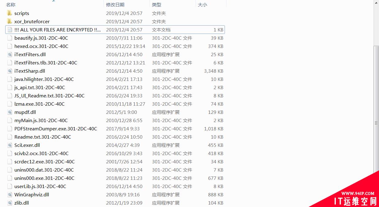 2019年全球十大流行勒索病毒